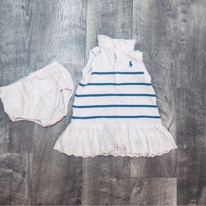 Baby girls Ralph Lauren dress 9m